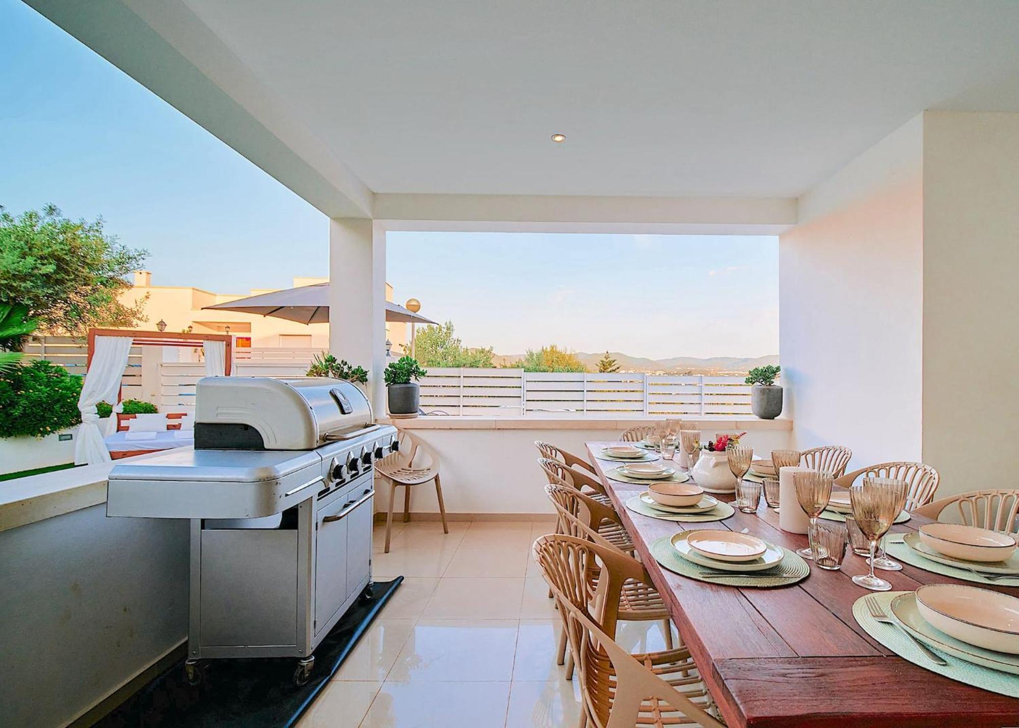 Villa Romeo 2Km From Ibiza Town And 1Km From Talamanca Beach 산타 에우랄리아 데 리오 외부 사진